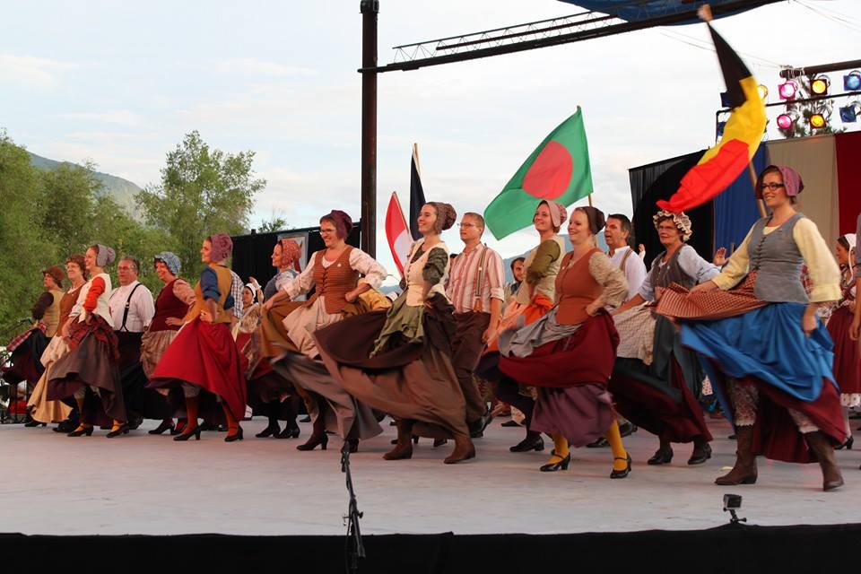 Openingsdans, World Folk Fest in Springville, Utah